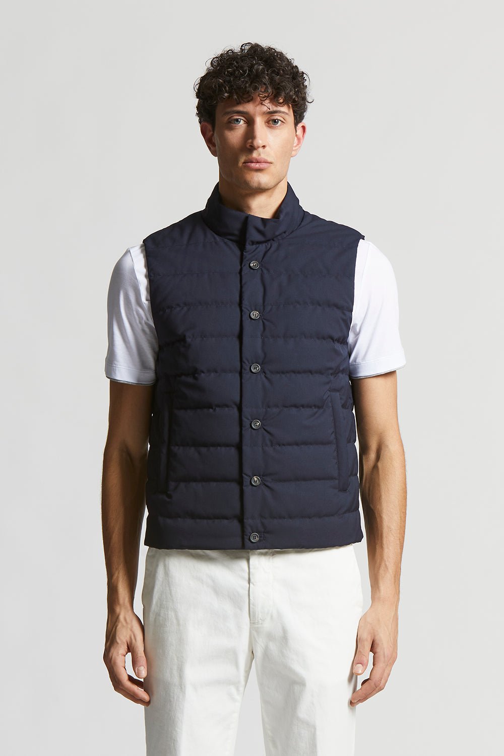 Peserico - Down waistcoat and technical viscose - Abyss