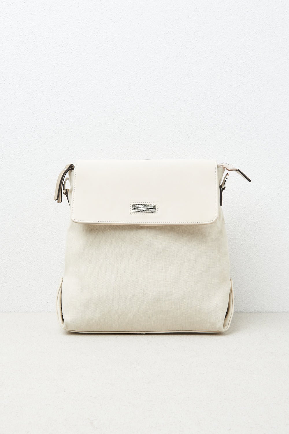 Peserico - Multi-material backpack/bag - Amber beige