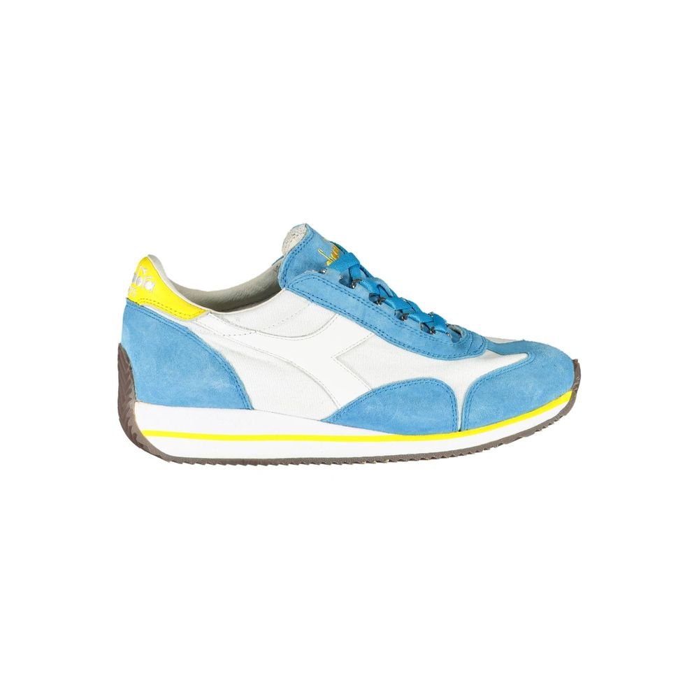 Light Blue Leather Women Sneaker